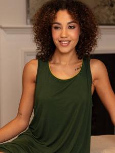 Беспалый джерси свинг ночная сорочка Cyberjammies, Olive