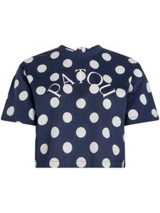 Patou футболка с принтом, синий