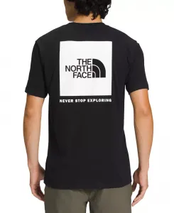 Мужская короткая футболка с круглым вырезом Box Logo The North Face, черный