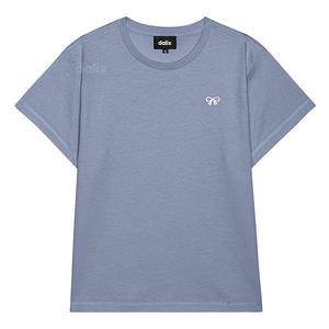 Женская футболка с бантом, легкая, с высокой талией Dalix, Blue Haze