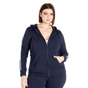 Женская куртка plus size с двойной полосой Avenue, Navy