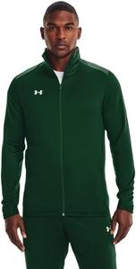 Толстовка Under Armour Command Warm-Up Full-Zip - удерживает тепло, Forest Green/White