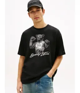 Футболка relaxed fit Tommy Jeans, черный