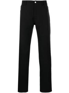 Courrèges прямые джинсы с завышенной талией, черный