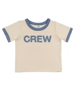 Футболка унисекс с аппликацией в виде "кресла" и фактурной отделкой - детская Oh Baby!, бежевый