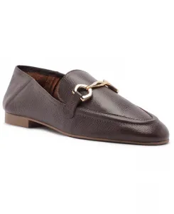 Женские лоферы Emma Slip On Arezzo, коричневый
