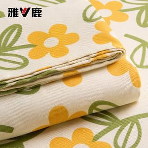 Yalu Простыня 200х240 см из хлопка, цвет Cat Paw Grass