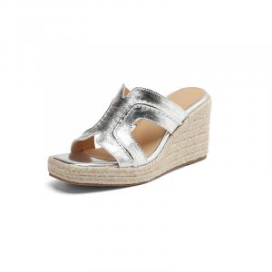 Тихие стойкие к истиранию сандалии Women's Su Yanjiao, серебро