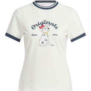 Футболка Disney SS25 женская Adidas Originals, белый