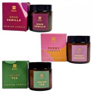 Ароматизированная свеча из натурального соевого воска 100 мл Hiskin