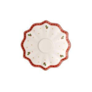 Блюдце для чая/кофе Villeroy & Boch Toy's Delight, 17,5 см, красный/белый