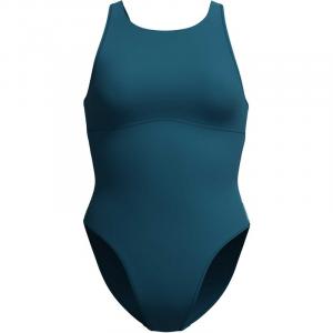 Купальник 8-003906 однотонный с высоким воротом 1 шт. Speedo, бирюзовый
