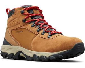 Походная обувь Columbia Newton Ridge Plus II Suede Waterproof, цвет Elk/Mountain Red