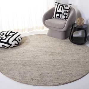Круглый ковер 214 x 214 см ручной работы из шерсти SAFAVIEH Himalaya Collection Ivory HIM413A для прихожей, гостиной, спальни