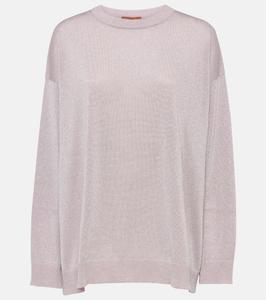 Металлический вязаный свитер Missoni, Light Pink