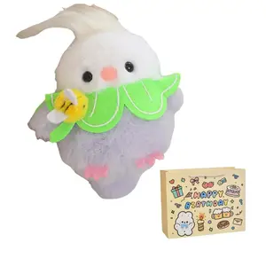 Плюшевый кулон Chubby Choo Charm Dolls высотой 12 см Pissie, фиолетовый