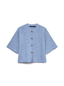 VERO MODA Кардиган 'VMLefile' вязаный, светло-голубой