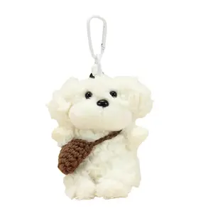 Плюшевый кулон Dopamine Dressing Puppy Dolls высотой 13 см Jinnew, белый