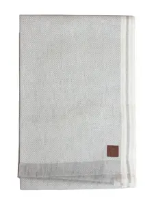 Шарф с бахромой Eleventy, белый