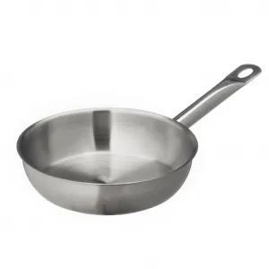 Сковорода без покрытия | Ø 28 см | нержавеющая сталь | можно использовать в духовке при температуре до 240 °C | также подходит для индукционных плит | сковорода | универсальная сковорода | также подходит для коммерческого использования Metro Professional