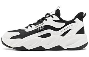 Кроссовки для скейтбординга Undercurrent 2.0 женские с низким верхом, черные/белые Xtep