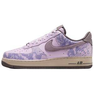 Nike Air Force 1 Low Purple Snakeskin, бело-фиолетовая