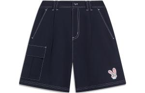 Шорты повседневные женские Disney X Disney черного цвета Lining