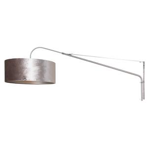 Настенный светильник Steinhauer Liiri IX, бархат / алюминий - 1 лампа - серебро