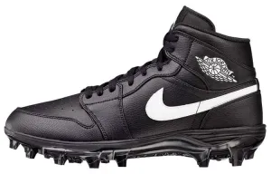 Jordan Mid TD Cleat Black White