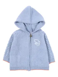 Кардиган с капюшоном и косичками Tartine Et Chocolat, синий