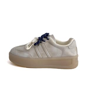 Низкие женские скейтерские кеды City camel, золото