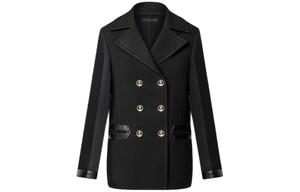 Пальто женское темно-серое Louis Vuitton