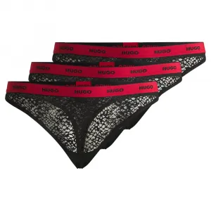 HUGO 50535265 стринги, черный