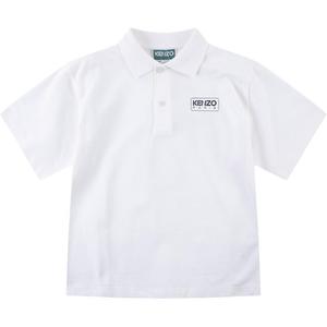 Детские поло KENZO, слоновая кость