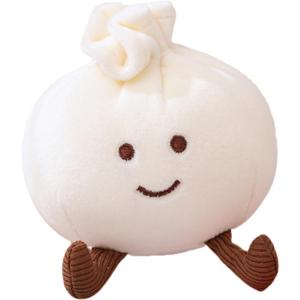 Маленькая сумка с плюшевыми куклами в виде пельменей высотой 13cm XUANBEIBEI, белый