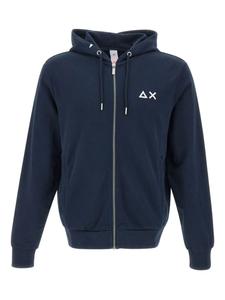 Толстовка с капюшоном на молнии Sun68, синий