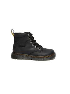 Ботинки stivali in pelle junior raffe Dr. Martens, черный