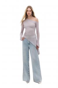 No Matter What Лонгслив в фиолетовом цвете