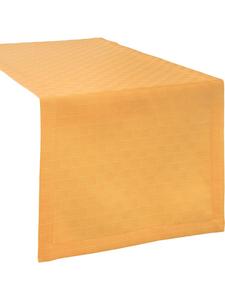 Erwin Müller Жаккардовая скатерть-дорожка из смесовой хлопковой ткани Paderborn цвета манго