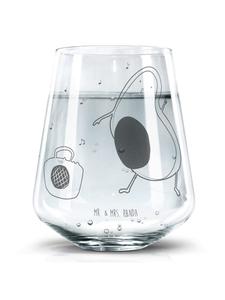 Стакан для питья Авокадо Танцы без слов в прозрачном Mr. & Mrs. Panda
