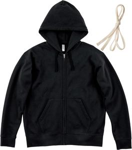 Мужская толстовка на молнии Glimmer 00348-AFZ с флисовой подкладкой, 10,0 унций, черный