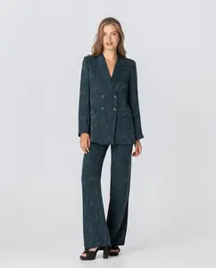 Женские расклешенные брюки Noon, синий