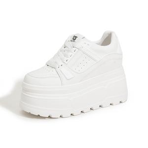 Milan love song Женские легкие низкие повседневные туфли для увеличения роста Balance - белые, цвет White