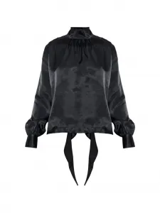 Водолазка с открытой спиной Vetements, черный