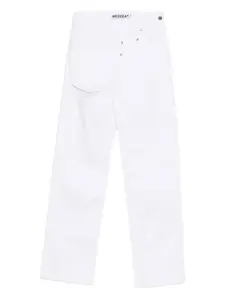 Брюки с высокой талией и прямыми штанинами Medeea, белый