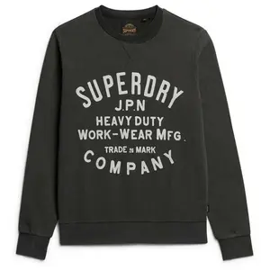 Толстовка Superdry Machined Goods Workwear, зеленый