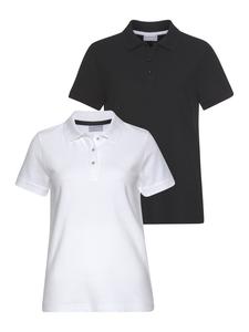 Рубашка-поло черно-белого цвета Eastwind