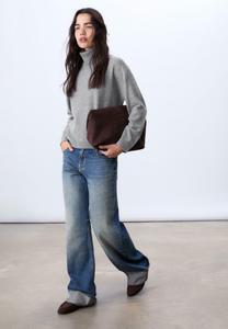 Джемпер Stradivarius HIGH NECK, Dark Grey