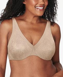 Бюстгальтер Secrets Ultra Soft No Poke Dreamwire на косточках US4833 Playtex, коричневый/бежевый