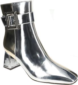 Женские сапоги Masseys Sydney с пряжкой и патентованной отделкой, Silver-Gold-Chrome